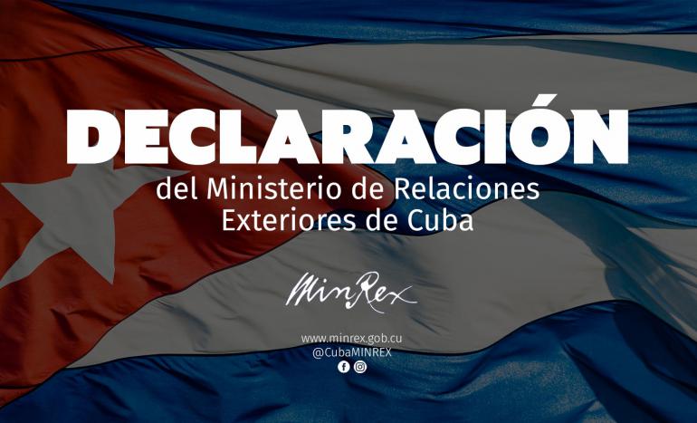 Declaración-Minrex-Renuncia de Evo Morales