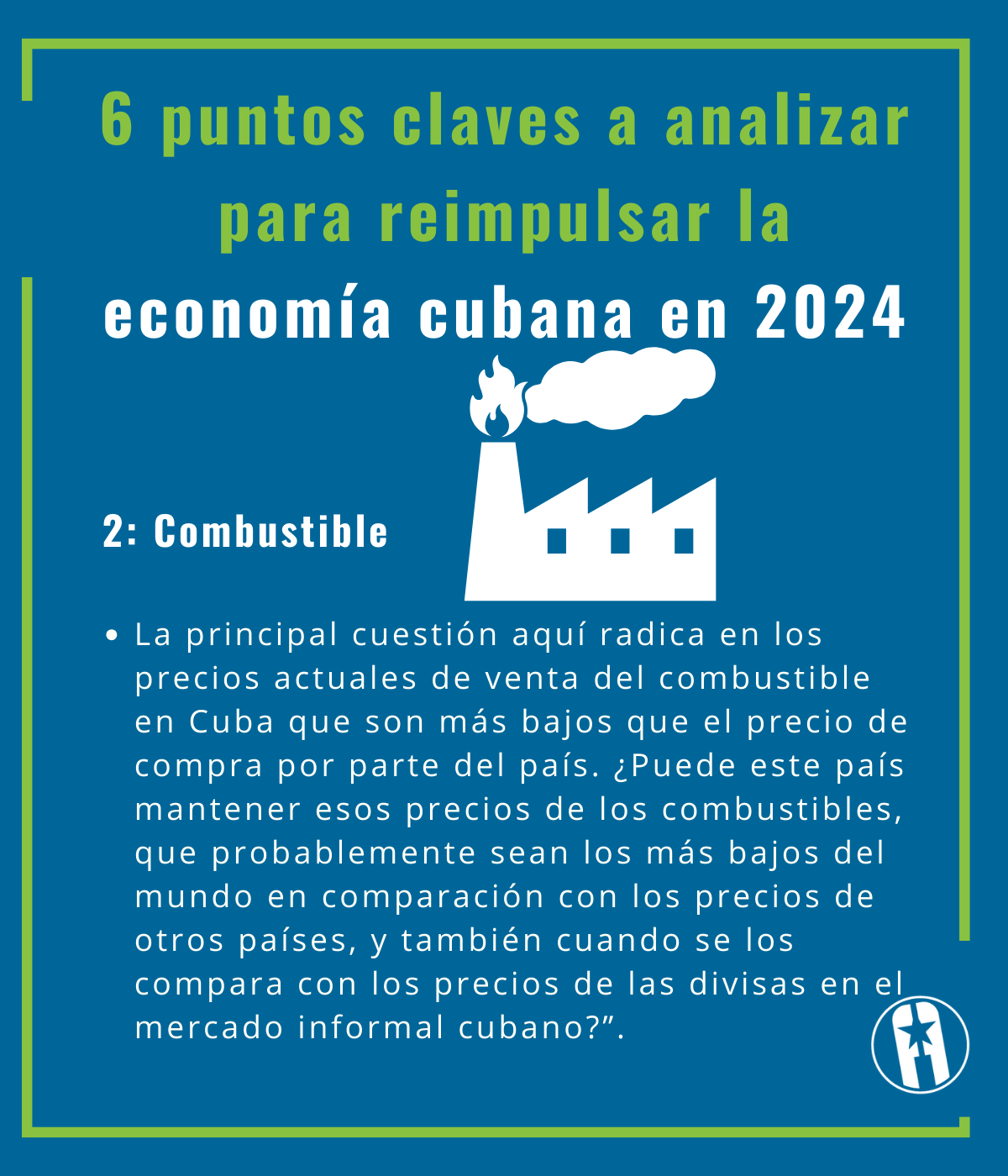 6 puntos claves a analizar para reimpulsar la economía cubana en 2024 6 puntos claves a analizar para reimpulsar la economía cubana en 2024