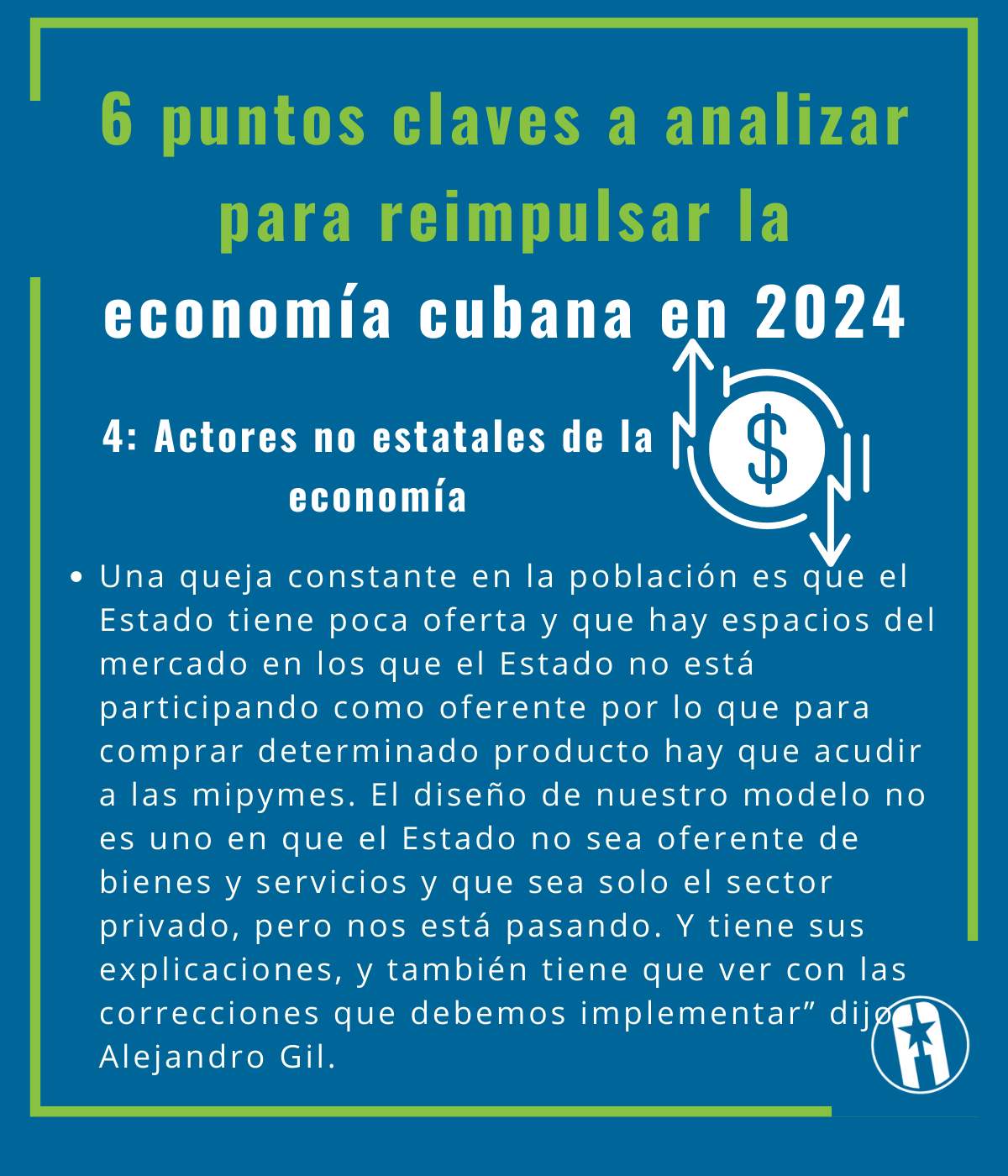6 puntos claves a analizar para reimpulsar la economía cubana en 2024 6 puntos claves a analizar para reimpulsar la economía cubana en 2024