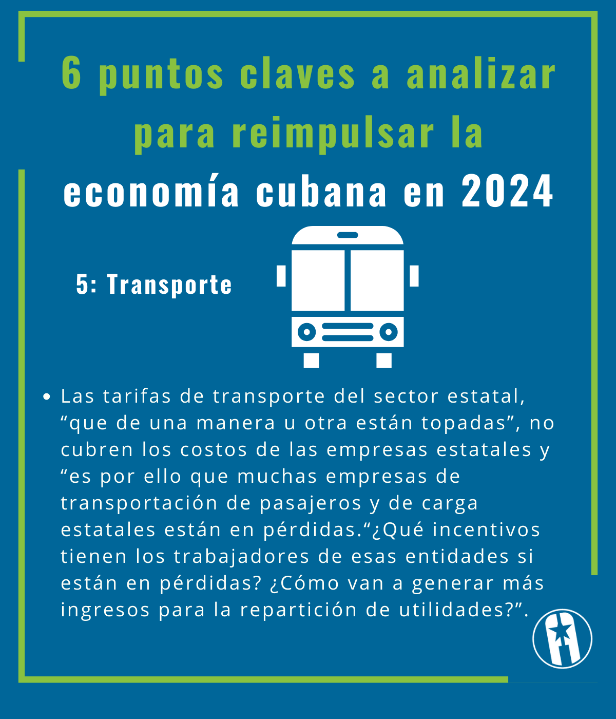 6 puntos claves a analizar para reimpulsar la economía cubana en 2024 6 puntos claves a analizar para reimpulsar la economía cubana en 2024