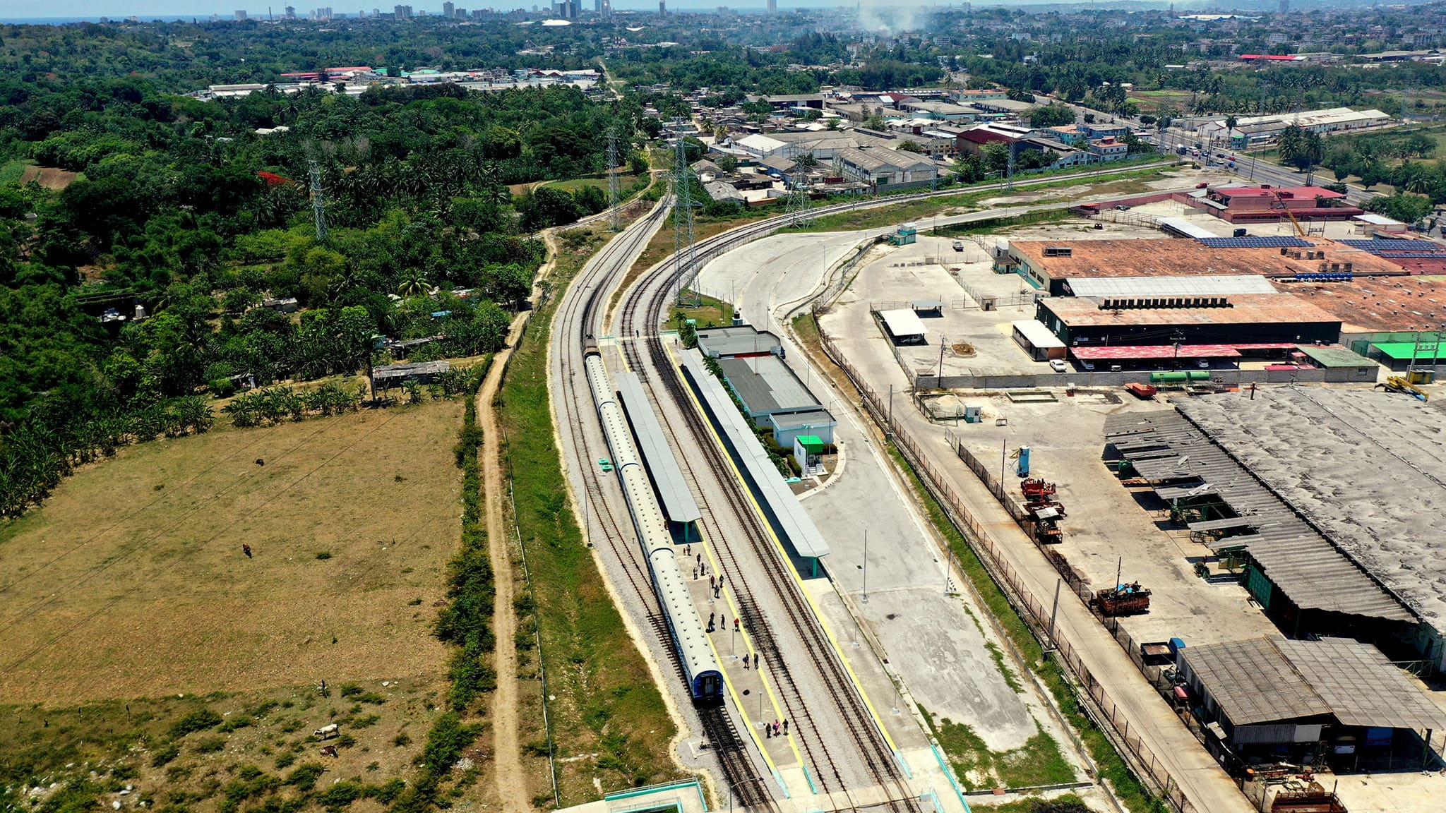 Estación de trenes. Estación de trenes.
