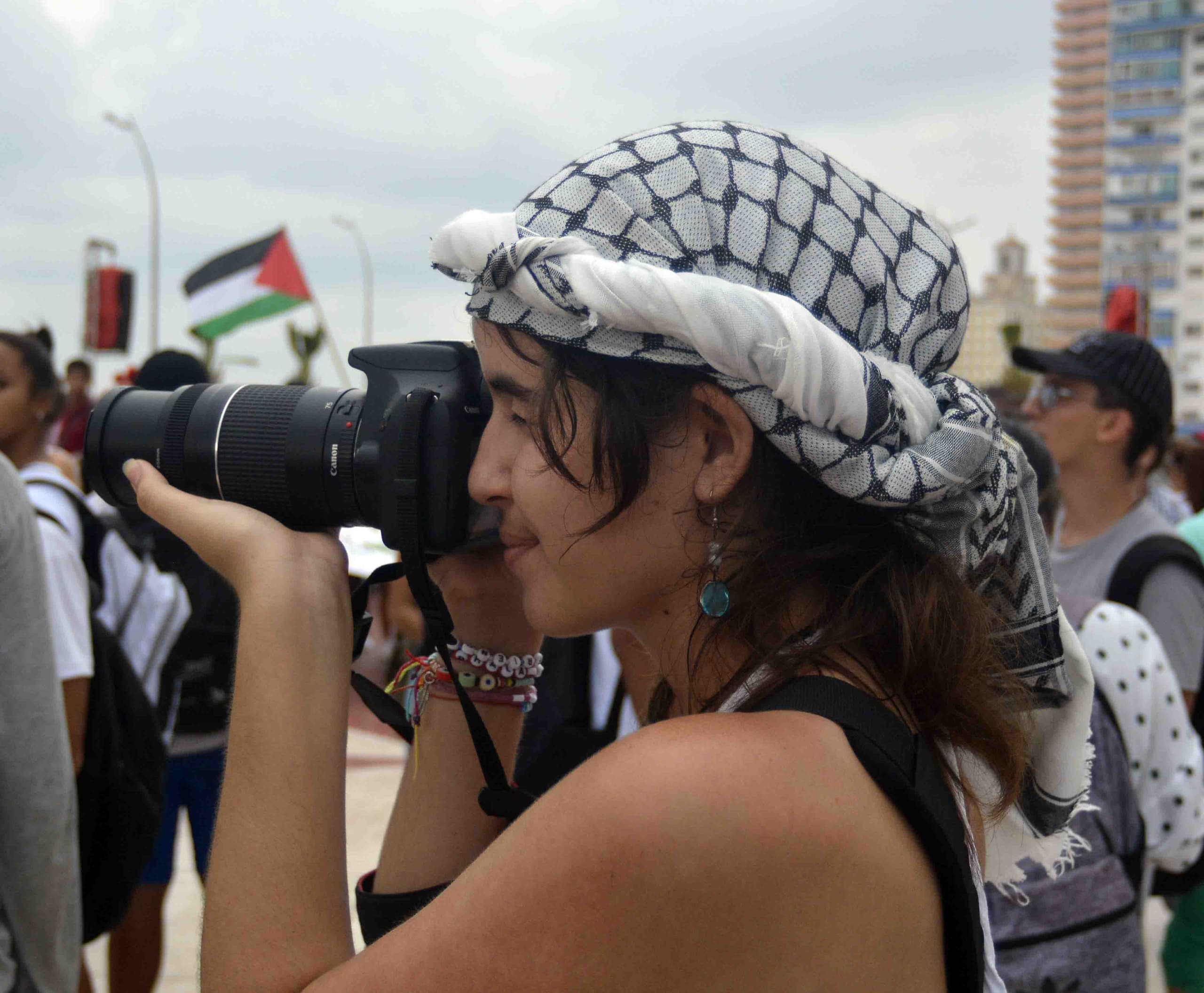 La Habana marcha en solidaridad con Palestina. La Habana marcha en solidaridad con Palestina.