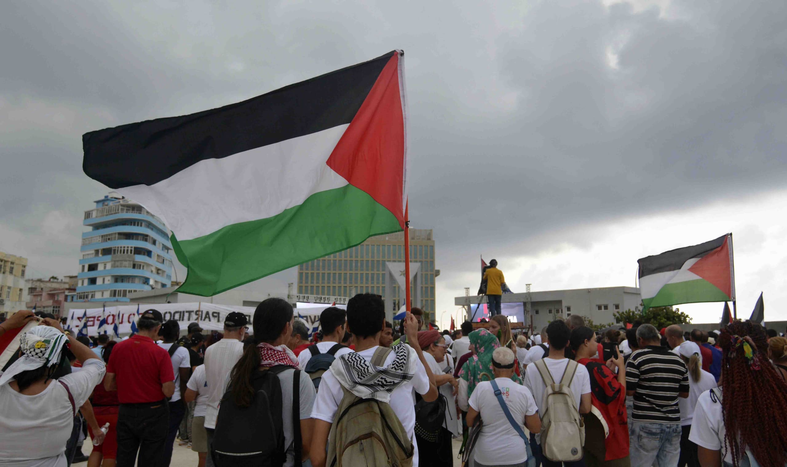 La Habana marcha en solidaridad con Palestina. La Habana marcha en solidaridad con Palestina.