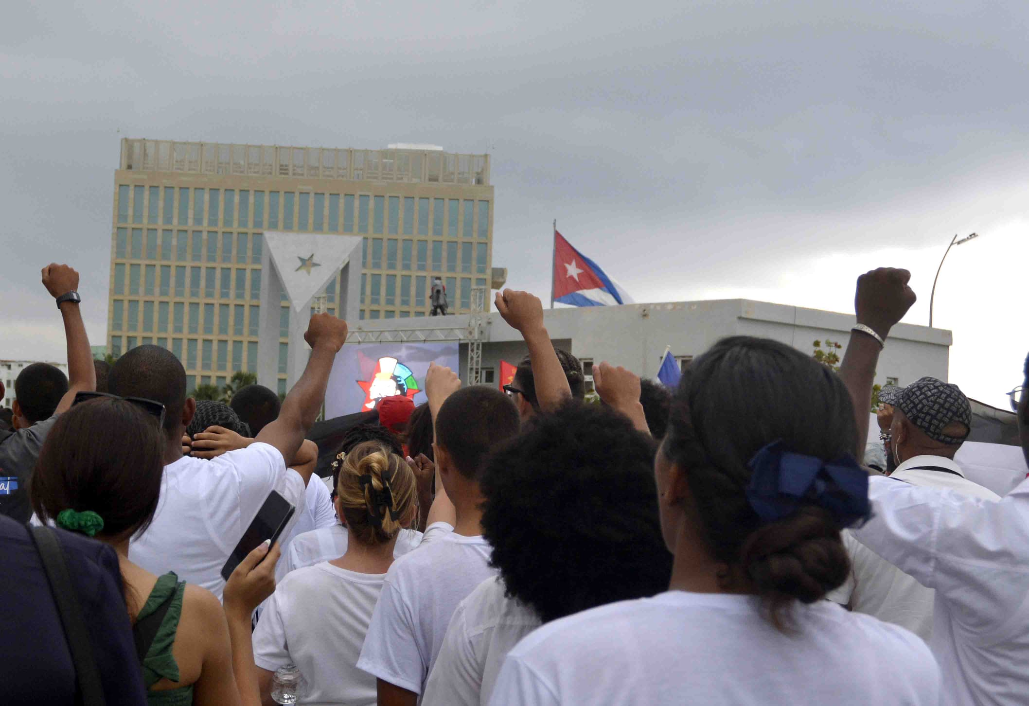 La Habana marcha en solidaridad con Palestina. La Habana marcha en solidaridad con Palestina.