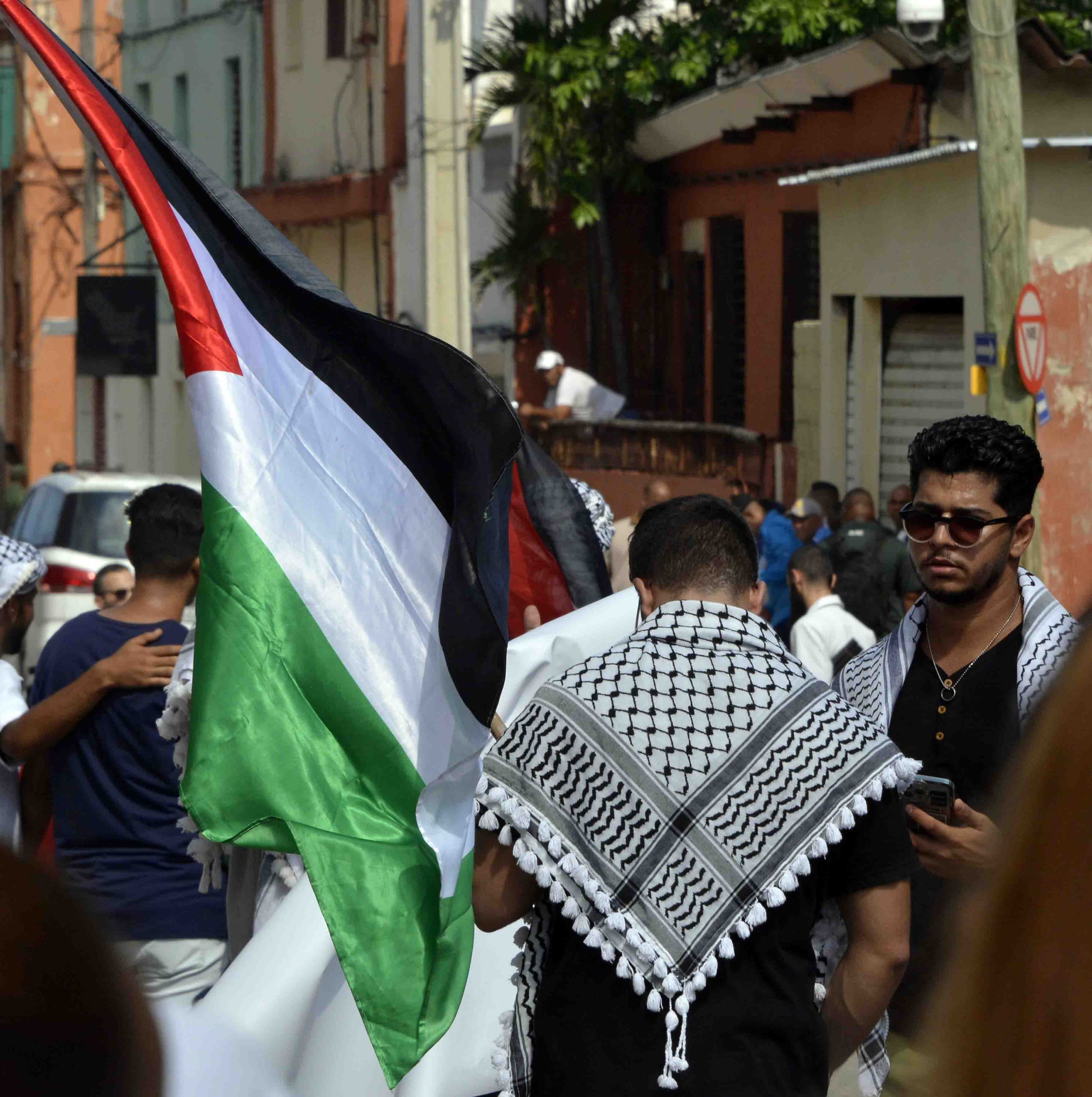 La Habana marcha en solidaridad con Palestina. La Habana marcha en solidaridad con Palestina.