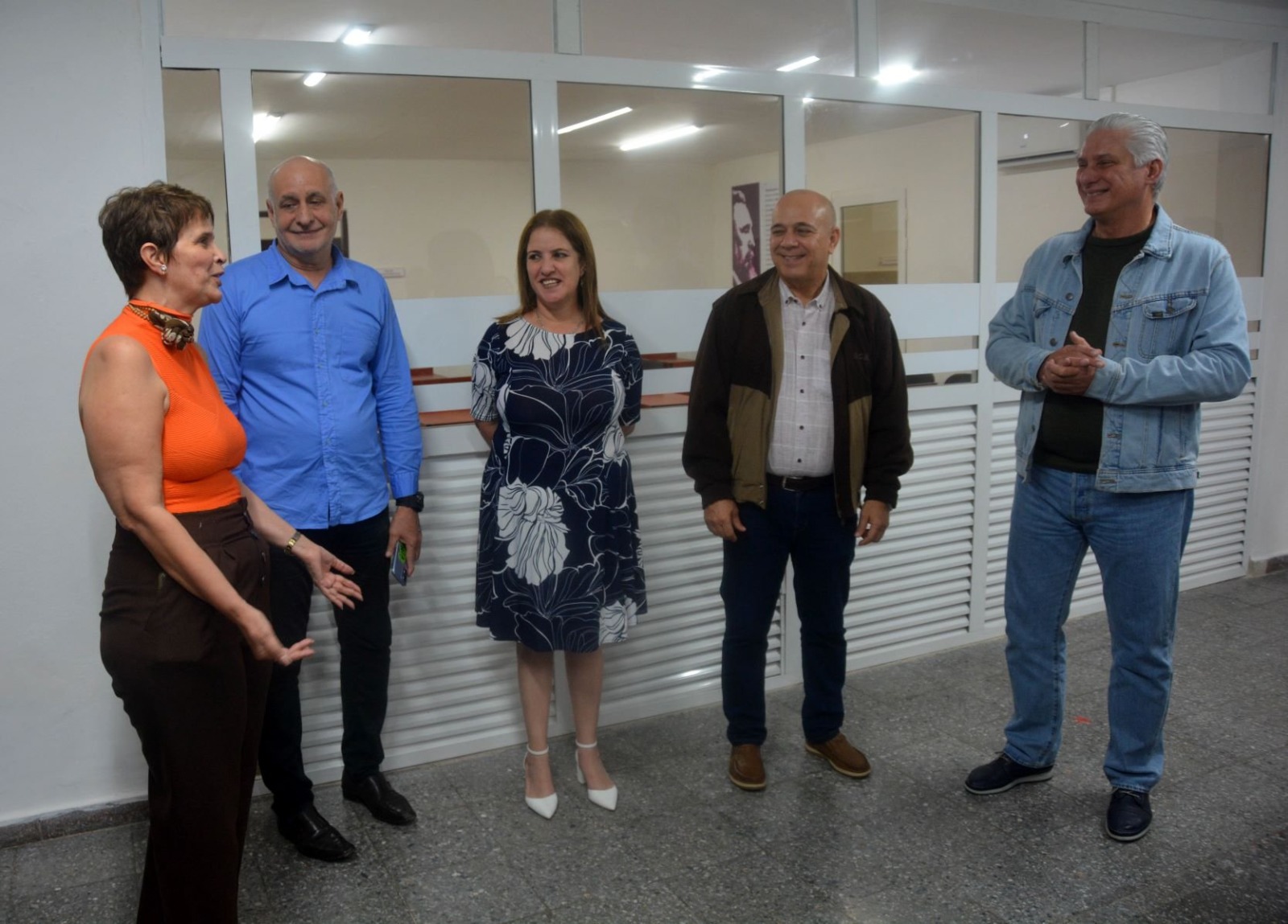 Visita del presidente al CIP Visita del presidente al CIP