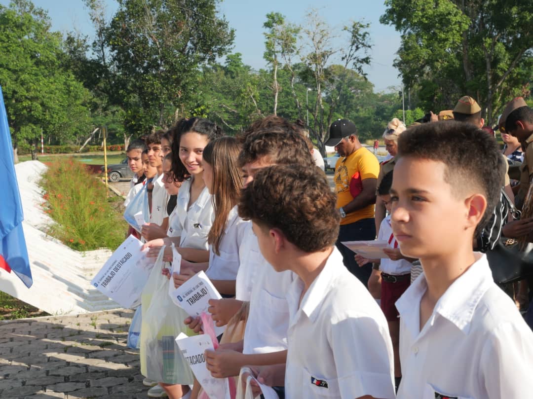Juventud cubana rinde tributo a Calixto García en Seminario Nacional. Fotos: Reynaldo Zaldívar / Cubahora 