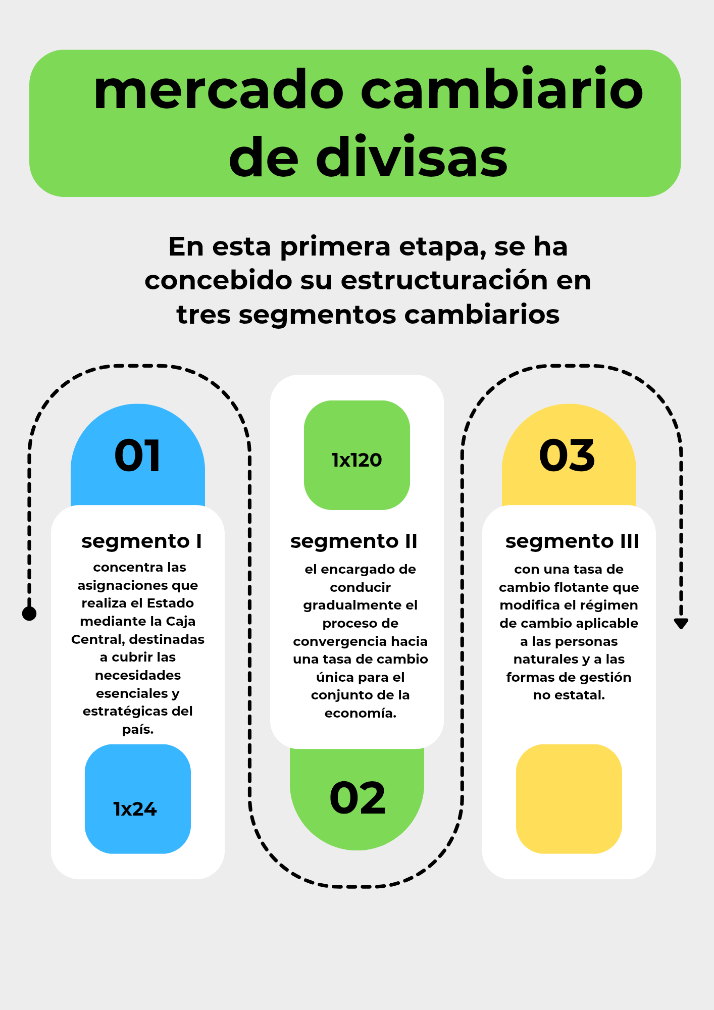 Segmentos cambiarios.