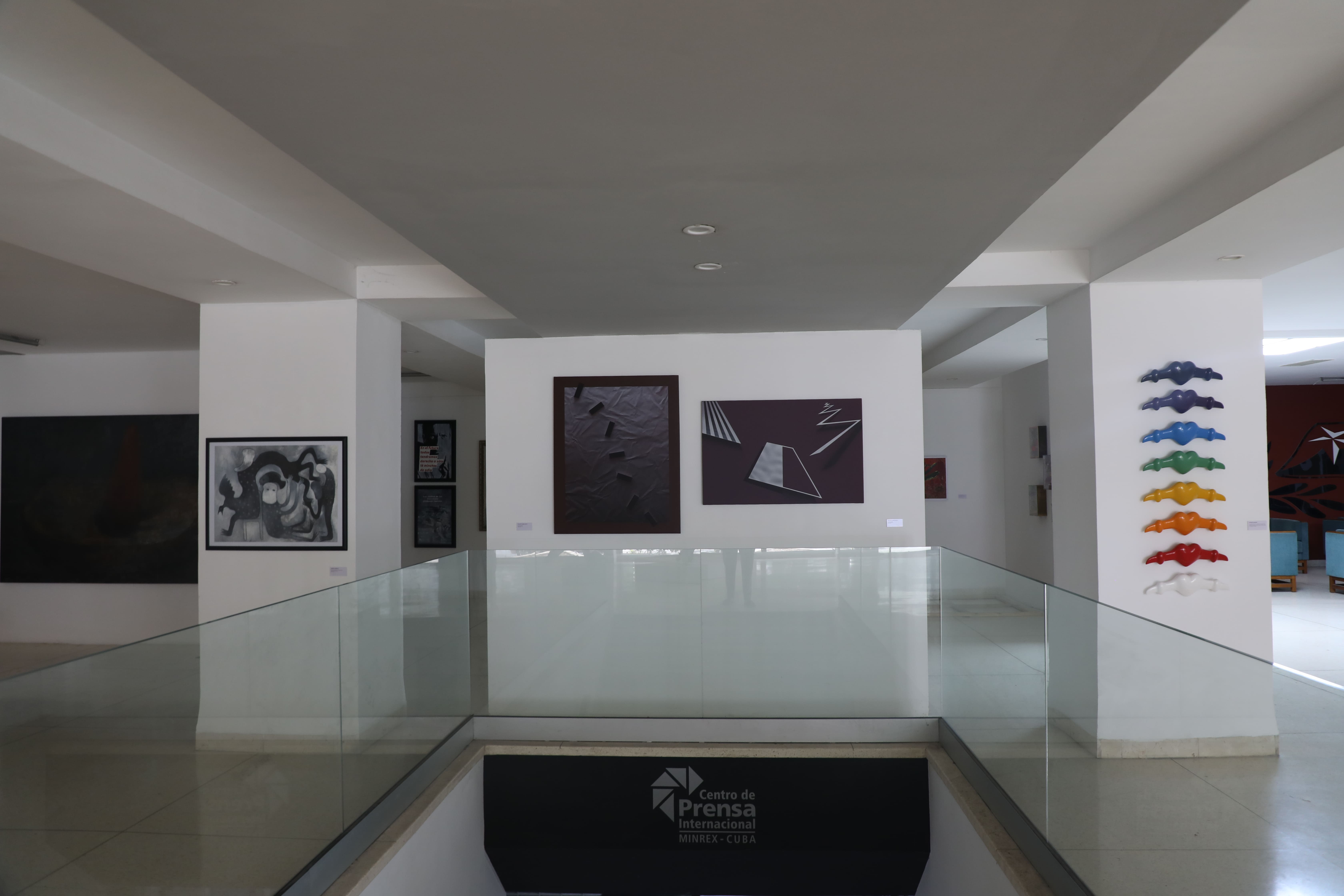 Exposición en el Centro de Prensa Internacional