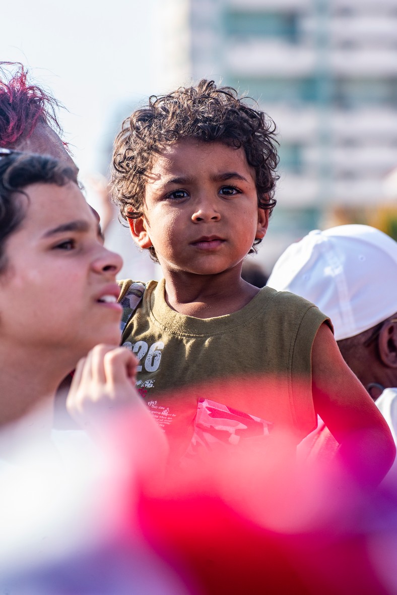 Desfile por el primero de mayo en La Habana