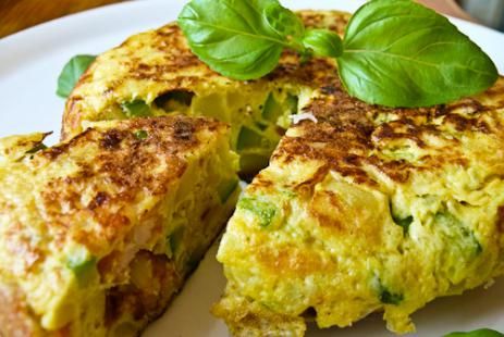 Tortilla cubana de vegetales Tortilla cubana de vegetales